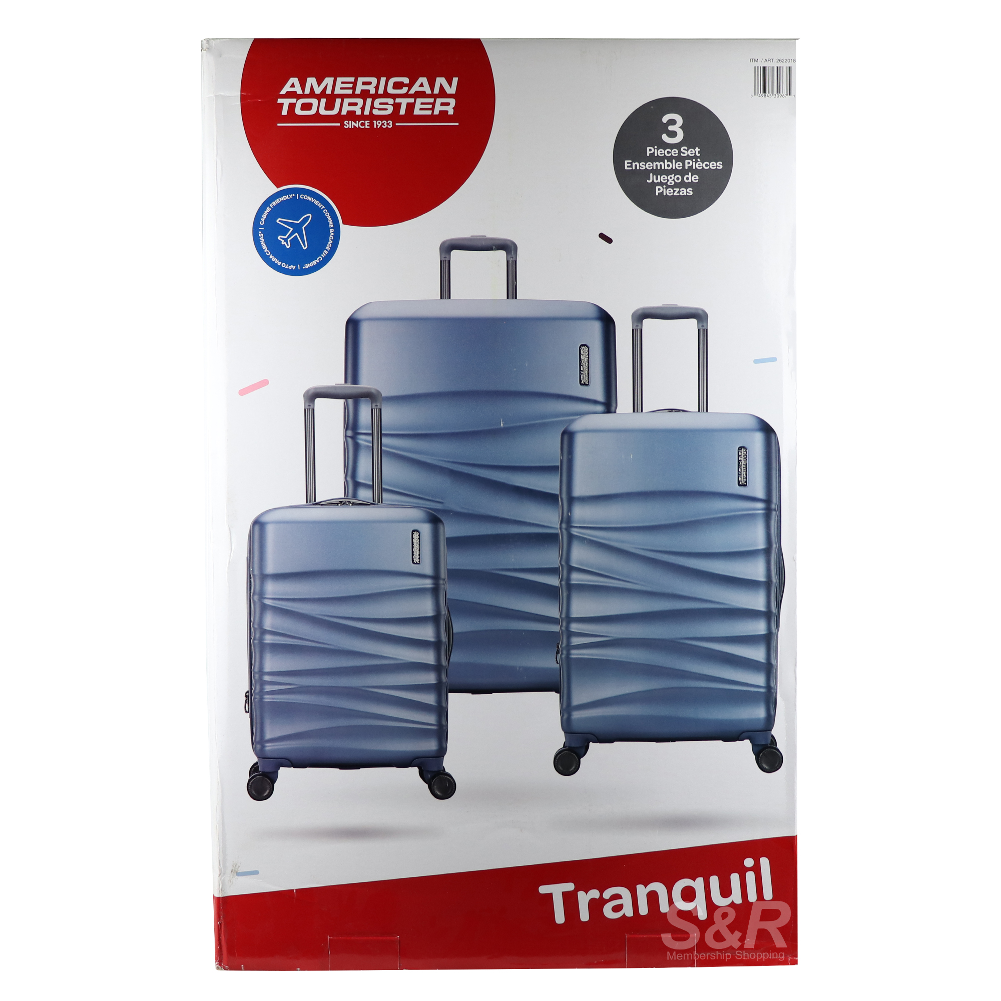 American Tourister Tranquil 3pc set